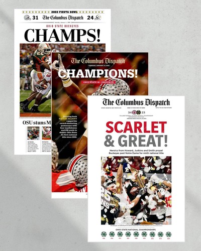 Ohio State Buckeyes Championship Collector's Set - 2002, 2014, 2024 - Picture 7 of 8