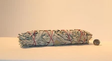 Large CALIFORNIA WHITE SAGE and Smudging Stick 7 - 8 Inch Organic Healing Herb