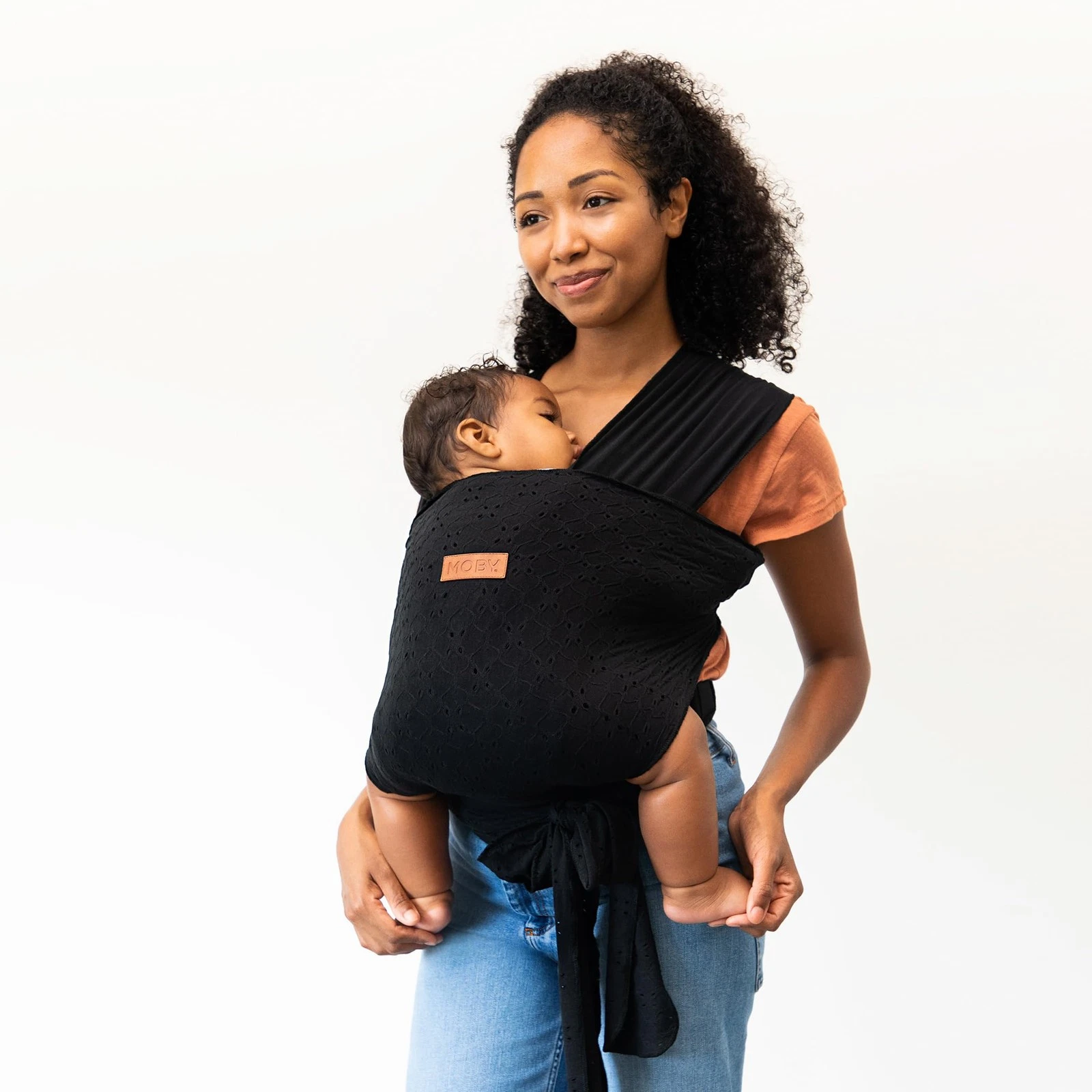 Easy Wrap Carrier by Petunia Pickle Bottom - Black Eyelet