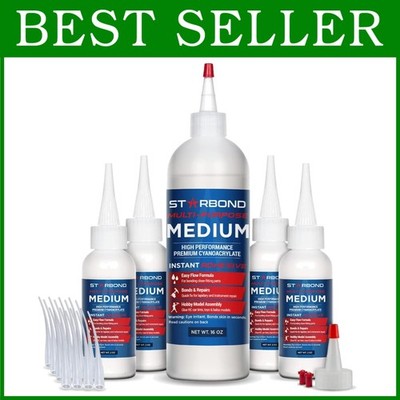 Industrial-Grade Cyanoacrylate Adhesive - Medium Viscosity