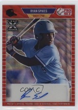 2021 Leaf Pro Set Metal 1989 Pro Set Auto Red Wave Ryan Spikes #PA-RS3 Auto v9t