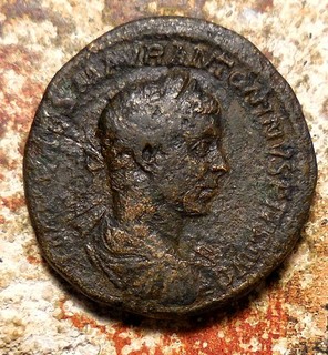 Elagabalus. Sestertius (31 mm 25.41 g). Rome mint. Struck AD 219 220.