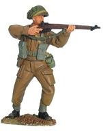 17906 - British Infantry Standing Firing - WWII - W. Britain