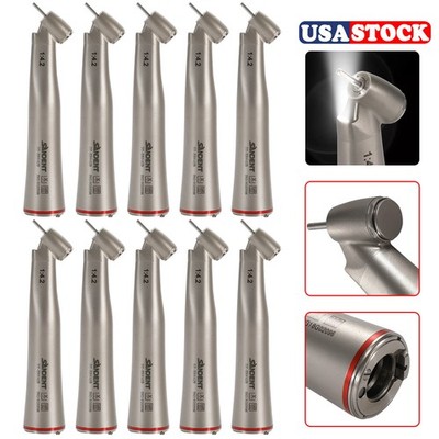 1-10*Dental Electric Handpiece 1:4.2 Surgical 45° Contra Angle Fiber Optic Inner