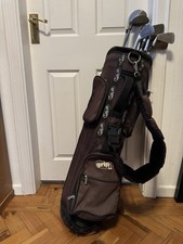 Vintage Golf Club Bundle - 11 Clubs + Grippit Carry Bag - Mixed Set