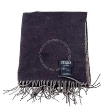 Ermenegildo Zegna New In Box Mens Brown SilkScarf With Free Shipping