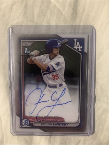 2024 BOWMAN DRAFT CHROME PROSPECT AUTO #CPAKL KELLON LINDSEY