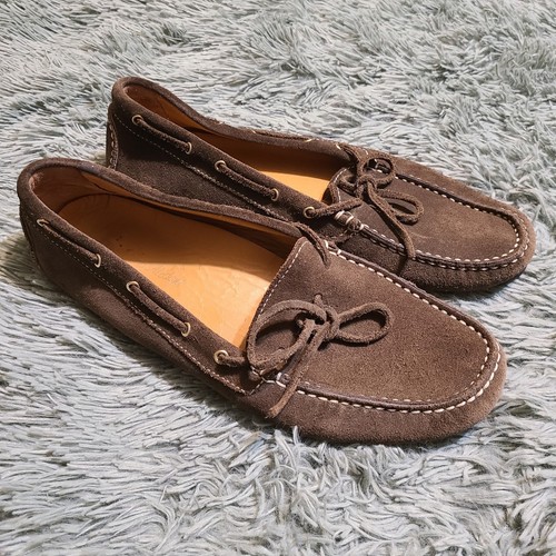 Massimiliano Aledani Italia Gamuza Cuero Zapatos para Conducir Mocasines M 7 Mujeres 9 40 - Imagen 3 de 8