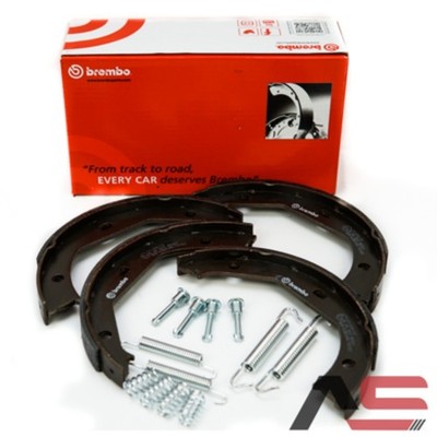 BREMBO BREMSSATZ BREMSBACKEN TROMMELBREMSE BMW + FEDERN  S06509 + 105-0621