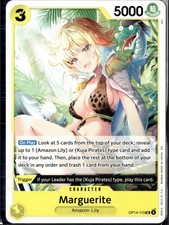 Marguerite OP14-113 The Azure Sea's Seven Release Event Cards One Piece NM
