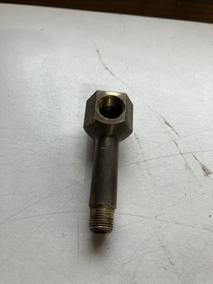Chevy Small Block Electric Oil Pressure Sensor Adapter Long Brass TBI