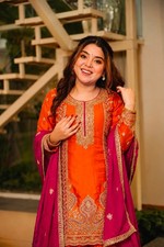 NEW INDIAN SALWAR KAMEEZ PAKISTANI WEDDING PARTY DRESS WEAR BOLLYWOOD SUIT