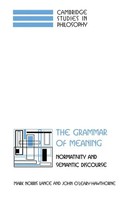 Mark Norris Lance (U. A.) | The Grammar Of Meaning | Buch | Englisch (2004)