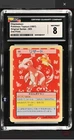 1997 POKEMON JAPANESE TOPSUN GREEN BACK #5 CHARMELEON CGC 8