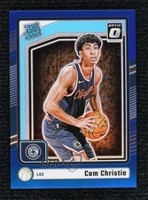 2024-25 Panini Donruss Optic Rated Rookie Blue Prizm 8/49 Cam Christie #284 9su