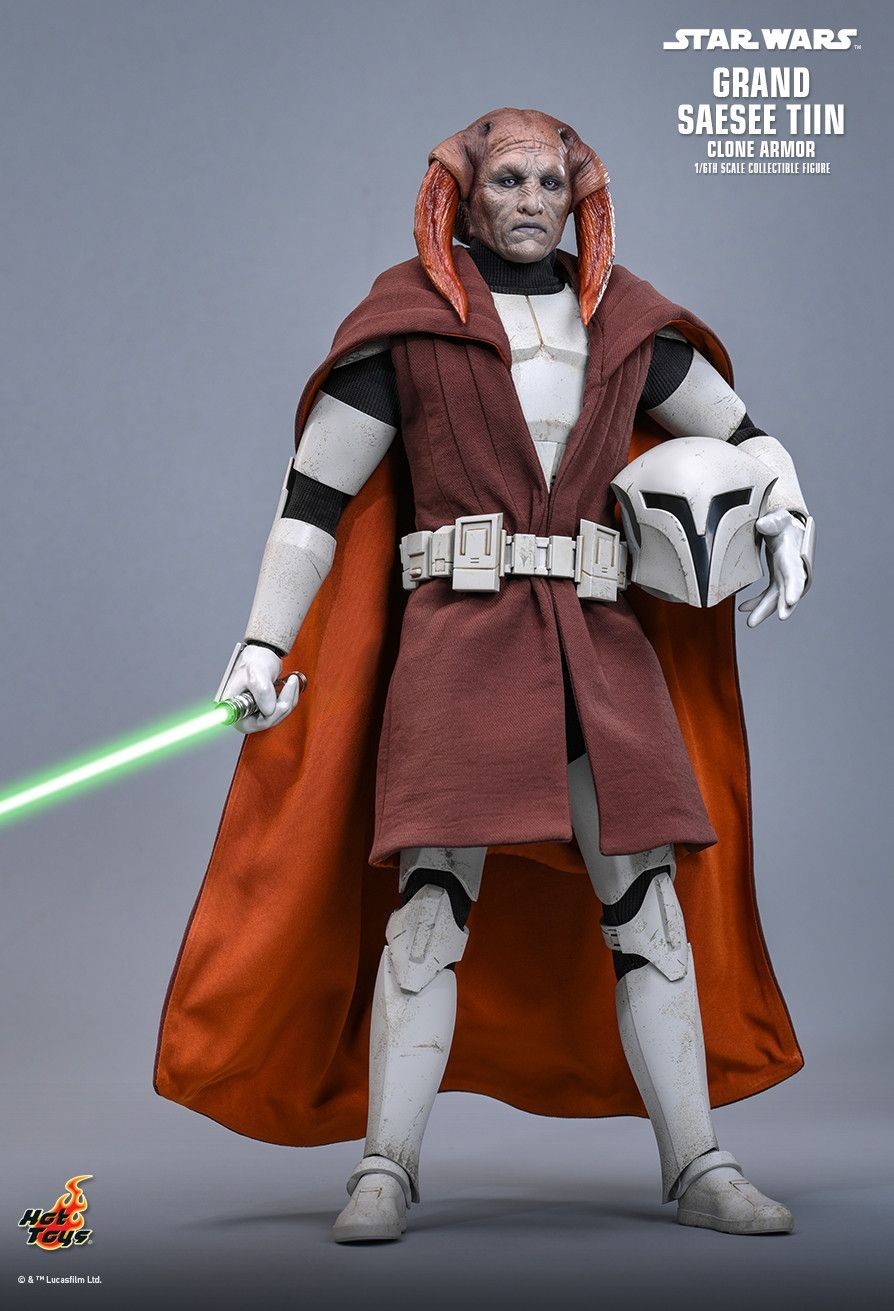 Ready! Hot Toys TMS168 Star Wars: The Clone Wars 1/6 Saesee Tim (Clone Armor)