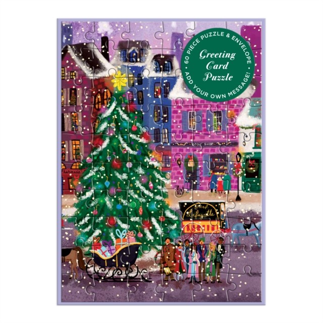 Joy Laforme Christmas Square Greeting Card Puzzle by Galison 9780735382824 - Image 2