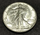 1941-D Walking Liberty Half Dollar 50c AU+ Silver US Coin