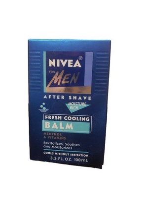 NIVEA For Men AFTER SHAVE Moisture Rich FRESH COOLING BALM 3.3 OZ RARE HTF