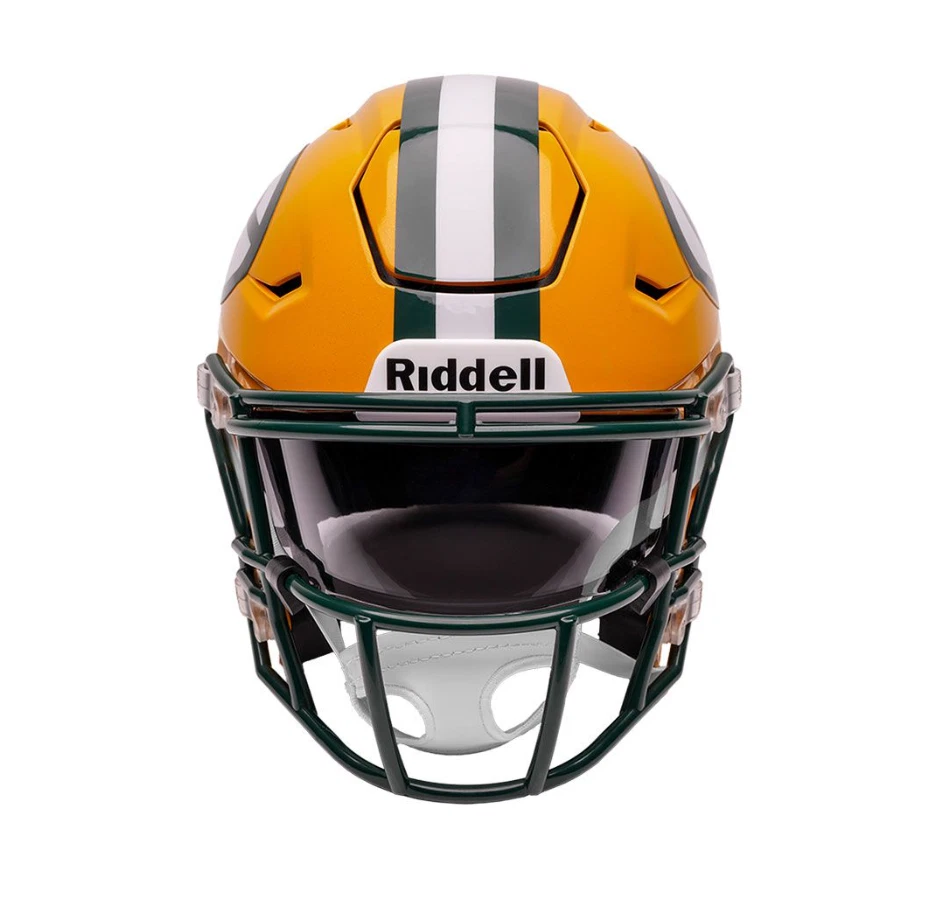Frete grátis - Packers Riddell SpeedFlex réplica capacete "MIDI" - Novo quente - Imagem 2 de 3