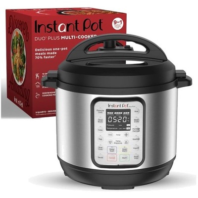 Stainless Steel Duo Plus 9-in-1 Multicooker: Smart, Safe & Efficient Cooking