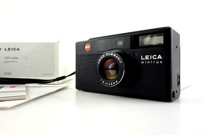 Leitz Leica 18009 black minilux Camera Summarit 40mm f2,4 2114478  jy060