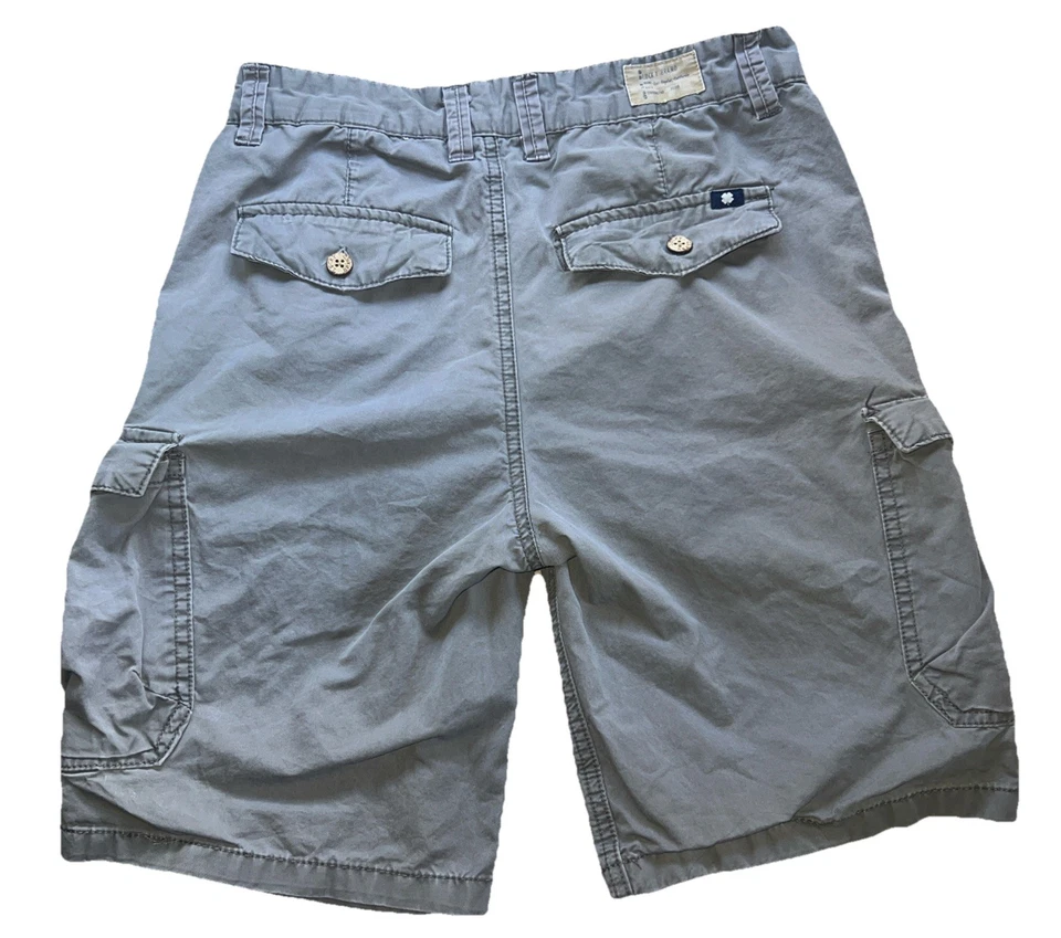 Shorts Lucky Brand Youth tamanho 14 cinza carga - Imagem 2 de 4