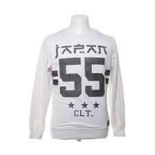 Celebry Tees*, Sweatshirt, Größe: L, Weiß/Schwarz, Print, Herren #WZk