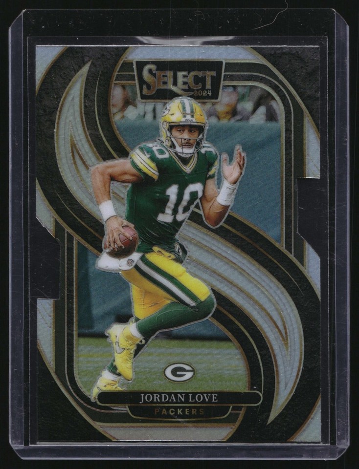 2024 Panini Select Jordan Love #172 Silver Prizm Die Cut Green Bay Packers