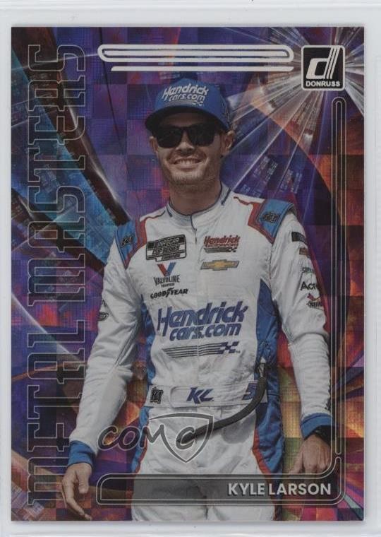 2023 Panini Donruss NASCAR Metal Masters Checkers Kyle Larson #MM3 w1s