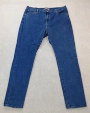 Levi's 721 High Rise Skinny MediumWash Denim Jeans Stretch 20W Women's 38x30