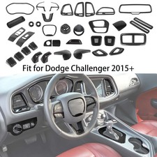 For 2018 Dodge Ram Interior Center Console Dashboard Ac Cover Trim Carbon Fiber