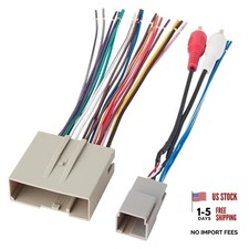 Car Radio Wiring Harness with RCA Plug Compatible with Selected 2003-2013
