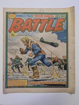 Battle Comic 19th February 1983, IPC Magazines.