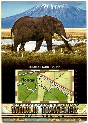 2018 Goodwin Champions "World Traveler-Map Relics" (Kilimandscharo - #WT-90)