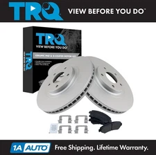 TRQ Front Brake Pad & Rotor Kit Fits 2009-2020 Nissan Maxima