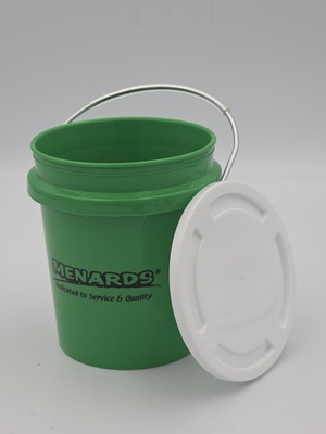 #ad Menards Mini Bucket With Lid Minature Paint Pail 0.5 Quart 4in Tall $5.99