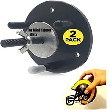 Mini Football Helmet Wall Mount Display, 2-8 Pack