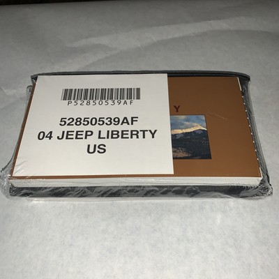 2004 Jeep Liberty US Owners Manual Factory Sealed