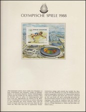 Olympische Spiele 1988 Seoul - Republik Zentralafrika, 1 Block, Hochsprung **