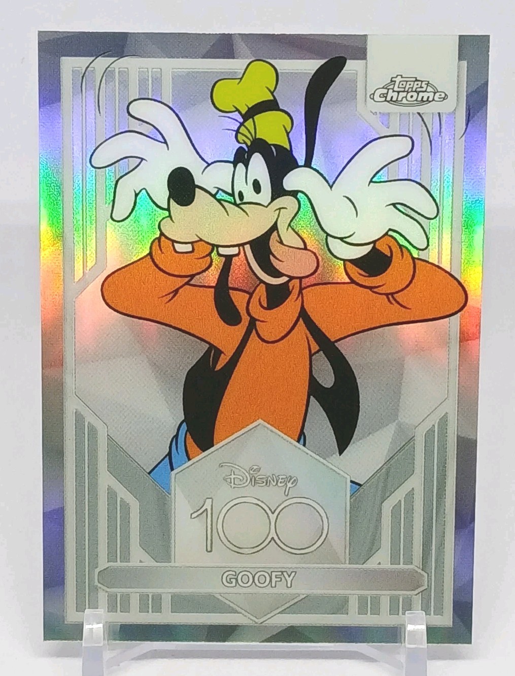2023 Topps Chrome Disney 100 Refractor Goofy #48