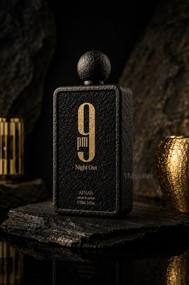 Afnan 9 pm Night Out Extrait de Parfum Spray 3.4 fl oz Regular Size