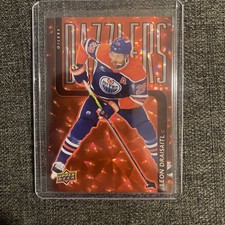 2025-26 Upper Deck Series 1 Hockey Leon Draisaitl #DZ-1 Dazzlers Red Oilers