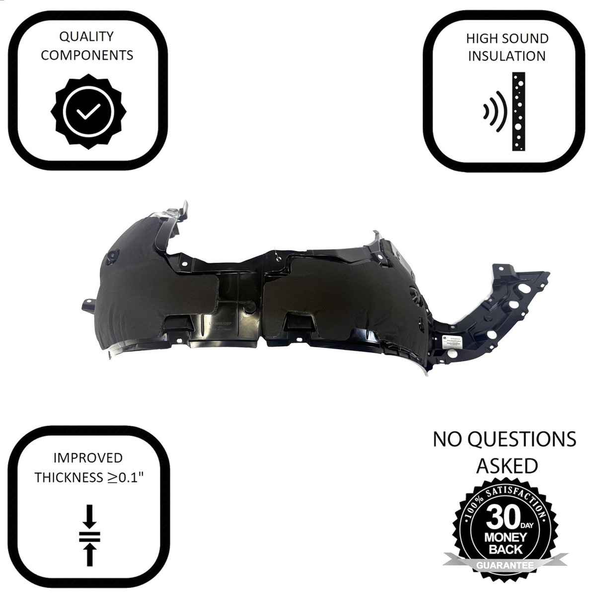 Front Passenger Side Fender Liner For Nissan Altima 2007 2013 Sku Ni1251135