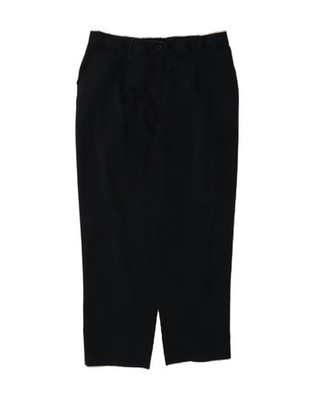 L.L.BEAN Damen Petite Straight Chino Hose US 18 2XL W38 L28 Navy Blau UG10