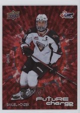 2023-24 Upper Deck CHL Future Charge Red 81/125 Samuel Honzek #FC-18 1u6