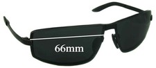 SFx Replacement Sunglass Lenses fits Porsche P 8417 - 66mm Wide
