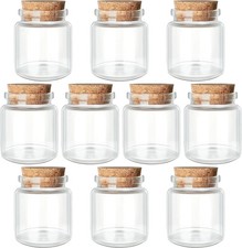 50Ml / 1.69 Oz. 10Pcs Mini Glass Bottles with Cork, Small Glass Jars, Potion Bot