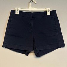 J.Crew Chino Shorts Navy High Waisted Size 6