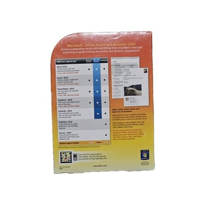 Microsoft Office 2010 Home and Business Full Retail Version